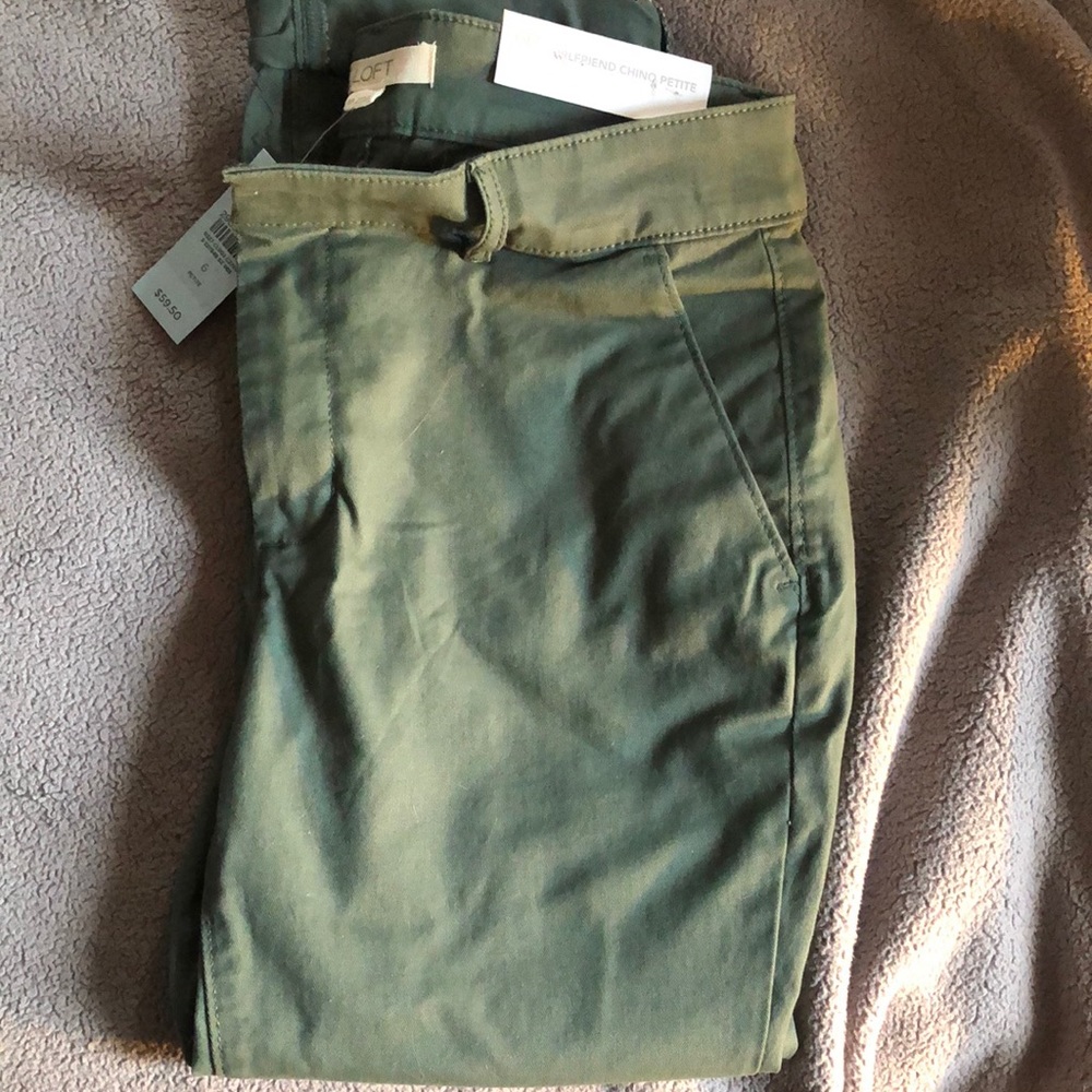 Loft Girlfriend Chino Pants 6P pants